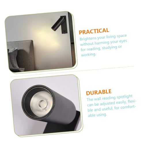 Lámpara de pared LED para lectura en dormitorio con luz cálida de mesita 3