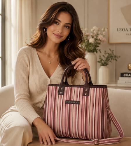 Image of Office Bag | Stylish Bags for Office & College Use | Laptop Bag Girls | Stylish Tote for Office Use | Purse for Women | Canvas Handbag | Daily & Travel Use