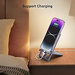 UGREEN Support de téléphone, Support réglable entièrement pliable pour bureau, en aluminium compatible avec iPhone 17 16 15 14 13 12 Pro Max, Galaxy S24 S23 Ultra, Téléphones 4.7 à 7.9 1 cm
