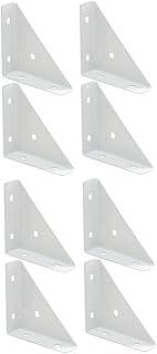 Baluue 8 pcs Corner Protector Corner Shelf Triangle Table Corner Brace Corner Bracket Cabinet Corner Metal