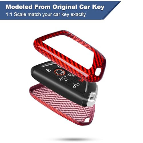 Coque de clé pour Corvette C8 étui rouge idéal pour sorties circuit et rasso - 5
