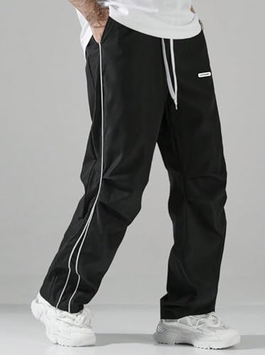 Image of LOTHRIC Straight Fit Track Pant for Men | Lower for Men | Gym Trackpants