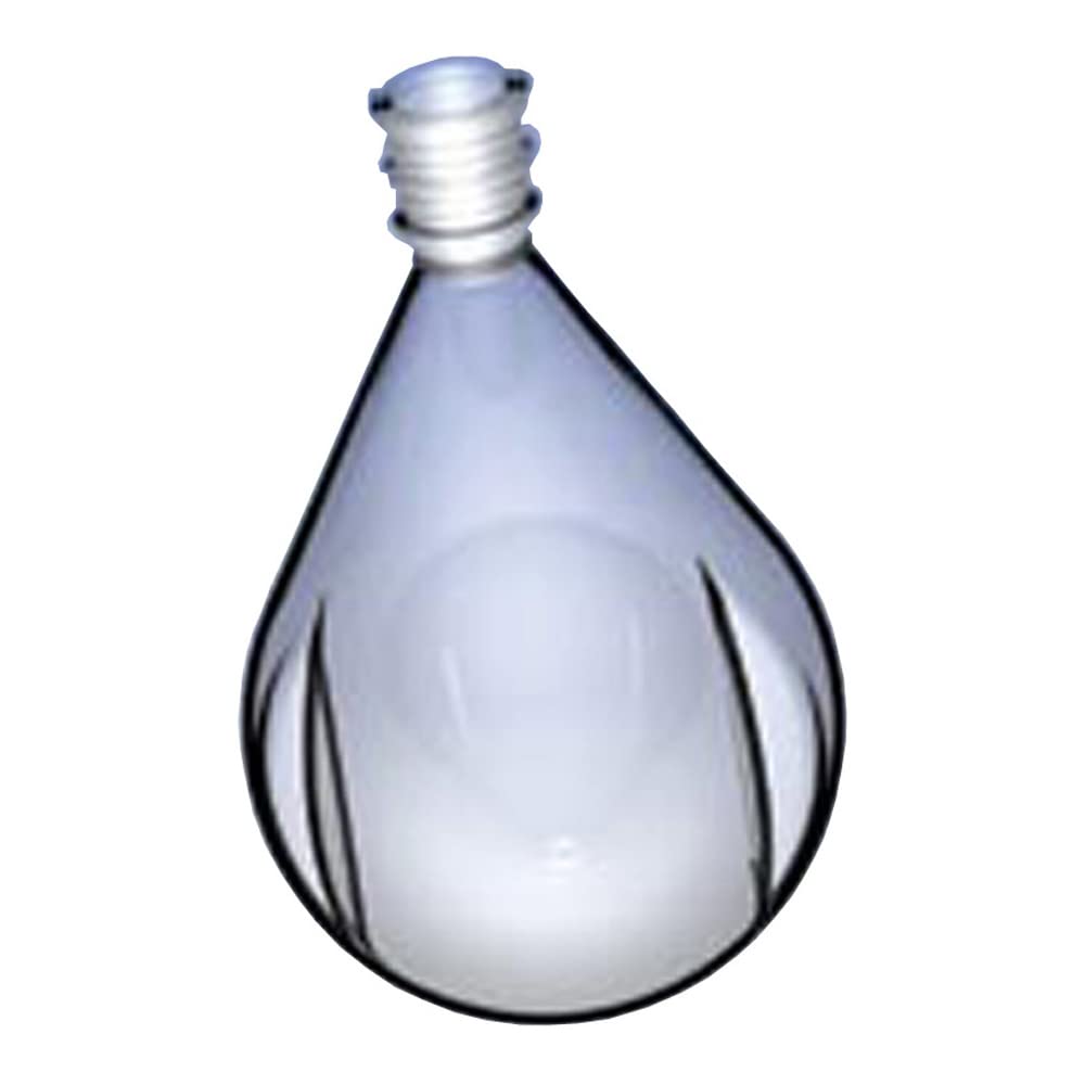 3994-120 Series Recovery Flask for Rotary Evaporator, Pear Shaped with Side Indent, Neck Joint, Heavy Wall, 24/40 Poly-Coated, 500 mL