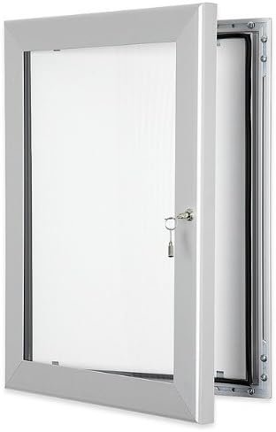 A2 (4xA4) External Lockable Notice Board (not pinnable) with Waterproof Seal for Outdoor or Indoor Use