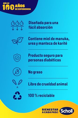 Miniatura 6 de Scholl Mascarilla PediMask para pies suaves con miel de Manuka - Embalaje y mascarilla reciclables - Mascarilla hidratante profunda para pedicura con una sola aplicación - Clínicamente probada