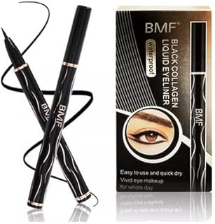 BMF Black Liquid Eyeliner Sweatproof Waterproof Quick Dry Vivid Eye Long Lasting Pen Pencil