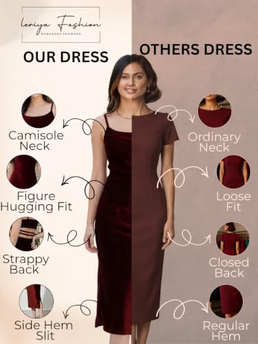 Image of Leriya Fashion Velvet Western Dress for Women | Blue Stylish Square Neck One Piece Dress for Women Short & Long | Casual Summer Bodycon Dresses for Beach & Stylish Party Outifits