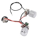 PERILLA DE METAL: El arnés de guitarra está hecho de un metal excelente, con buen contacto, resistencia a la corrosión y resistencia al desgaste.,Arnés de guitarra eléctrica