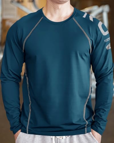 Image of Noble Monk Mens Polyester Solid Regular Fit T-Shirt