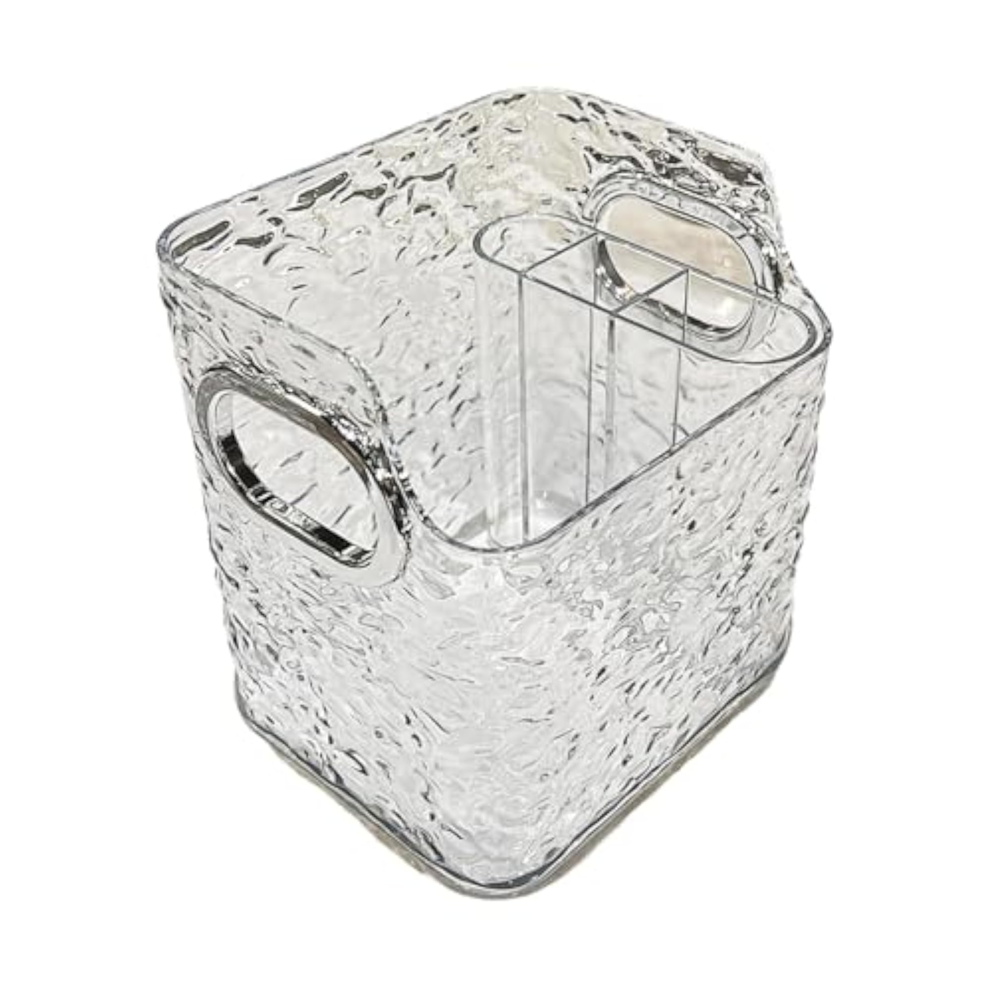 Light Luxury Bathroom Organizer, Clear Storage Box