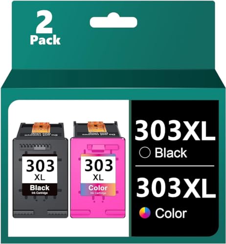 XL Ink Cartridge Replacement For Hp 303 Black And Colour For 303XL For Hp Envy Photo 6230 7830 6232 6220 7134 6234 Tango X (2 Pack Black Color - View #7