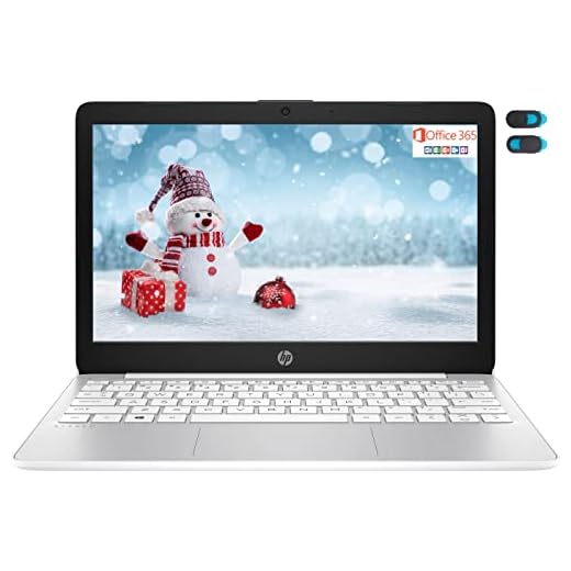 HP 2022 Stream 11 Laptop, Intel Quad Core Celeron N4120, 4 GB RAM, 64 GB Storage, 11.6” HD Anti-Glare Display, Windows 11, Long Battery Life, Thin & Portable, YSC Accessory, Includes Microsoft 365