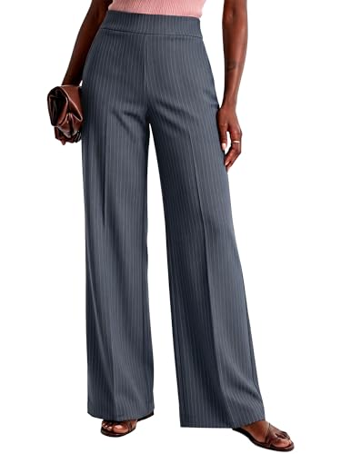 Striped Pants Women Work Pants Women Wide Leg Pants For Women