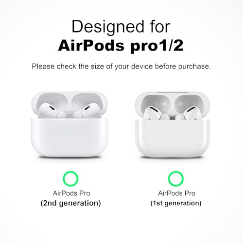 Image of RFUNGUANGO for AirPods Pro 2 Case, Black