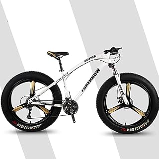 ITOSUI 20/24/26 * 4.0 Inch Thick Wheel Mountain Bikes, Adult Fat Tire Mountain Trail Bike, 7/21/24/27/30 Speed Bicycle, High-carbon Steel Frame, Mens Youth/Adult Fat Tire Mountain Bike
