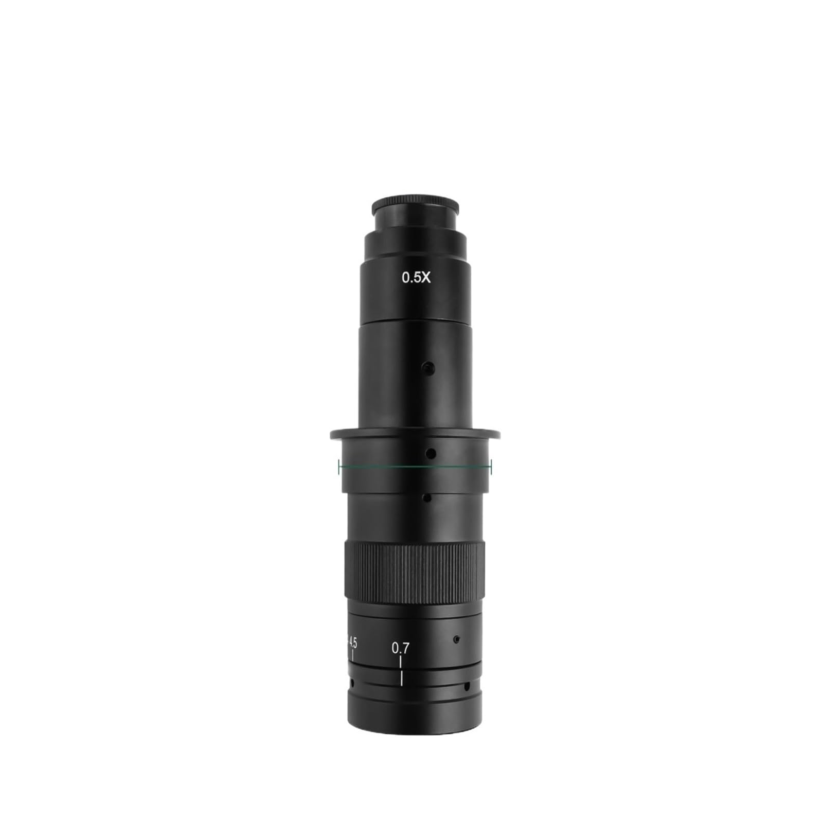Edede 180X-50Mm Microscope Lens, 1-180X Adjustable Magnification Zoom C Mount Lens Zoom Glass Lens 150X Digital Industry Video Monocular Microscope Camera Lens(180X-50Mm)