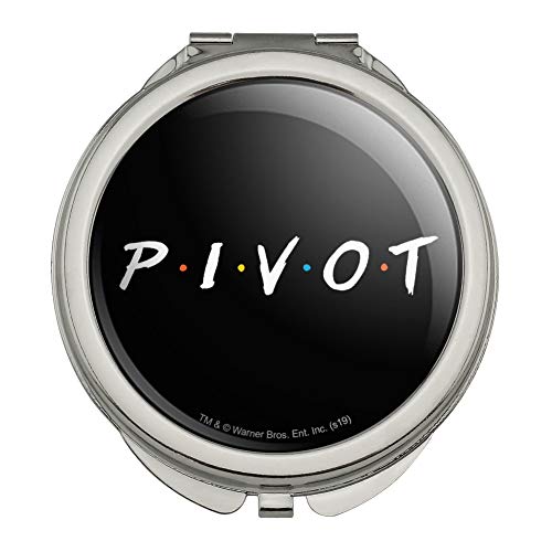 Friends PIVOT Compact Travel Purse Handbag Makeup Mirror