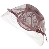 VALICLUD Verstellbare Perückenkappe aus Braunem Gewebe mit Elastischem Haarnetz für Damen Komfortabel und Glueless für Zurückgekämmte Frisuren und Perückenherstellung