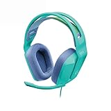 Logicool G ゲーミングヘッドセット G335 ゲーミング ヘッドセット G335MN 軽量 222g 3.5mm 有線 立体音響 ステレオ 2.1ch フリップミュート マイク付き PS5 PS4 PC Switch 2 Xbox スマホ 対応 ヘッドホン ヘッドフォン ミント 国内正規品