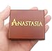 WEICHUANG Exquisita Anastasia Tallada A Mano-Once Upon A December Red con Caja...