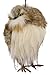 Plush Brown Owl Ornaments, 2 Assorted