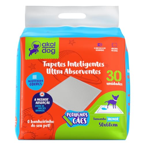 Tapete Higiênico Akol Dog 50x60cm Branco