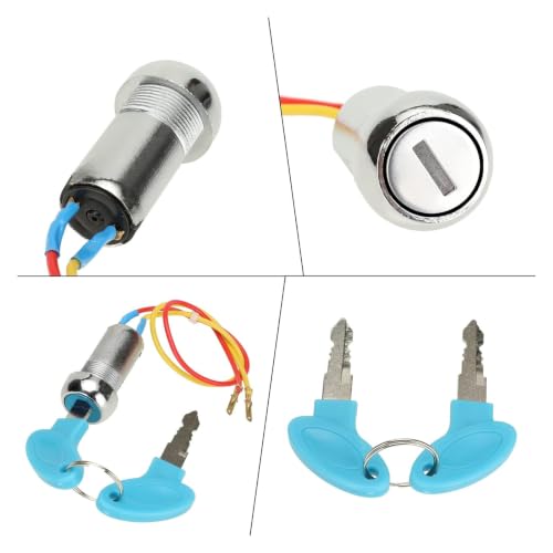 Kit de encendido de 2 cables con interruptor on-off y llaves para scooter eléctrico y ATV 3
