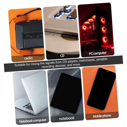 Mélangeur compact contre les bruits de fond pour ordinateur et audio
