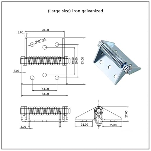 Charnière de armoire électrique automatique pour éliminer les risques d'ouvertures de portes - 3