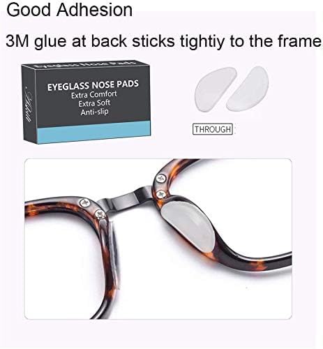 Askilt ENP01C Eyeglass Nose Pads, Adhesive Anti-Slip Nose Pads, Soft Silicone Nose Pad Cushion For Glasses, Eyeglasses thumb #3