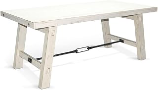 Sunny Designs Marina White Sand Dining Table