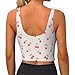 Lovely Sweet red Cherry Print Lightweight Trendy Women Sports Vest Yoga Workout Running Vests All Seasons