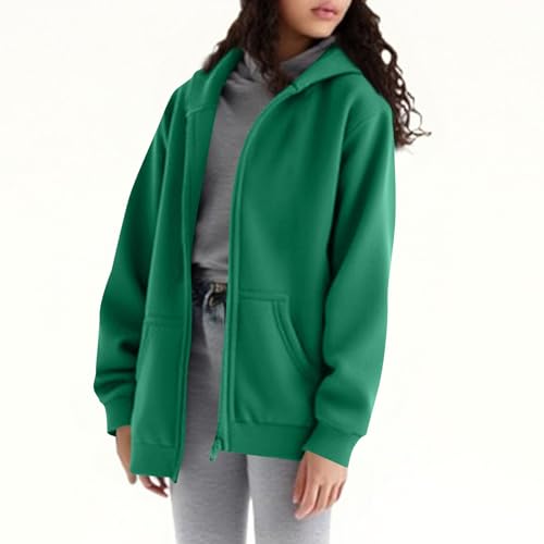 Unisex Boys Girls Fleece Hoodie Sherpa Lined Jacket Zip Up Hooded Sweatshirt Winter Outwear Coat for Kids Cold Weather4