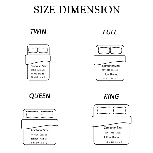 Tailor Shop Black White Cow Print Comforter Set Full, Western Farmhouse Cow Print Bedding In A Bag, Rustic Cowhide Comforter Set With 2 Matching Pillowcases Bedroom Decor… #TOP6