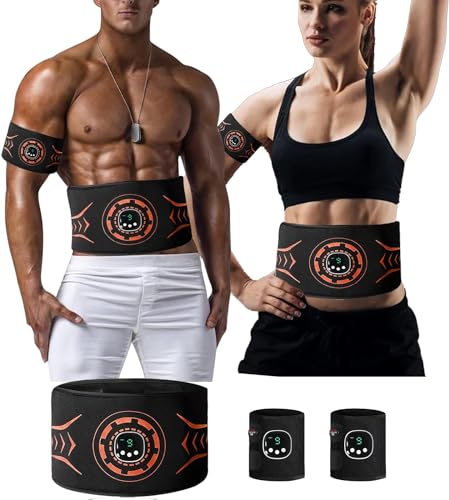ABS Stimulator, Ab Machine, Abdominal Toning Belt Muscle Toner Fitness Training Gear Ab Trainer Equipment for Home