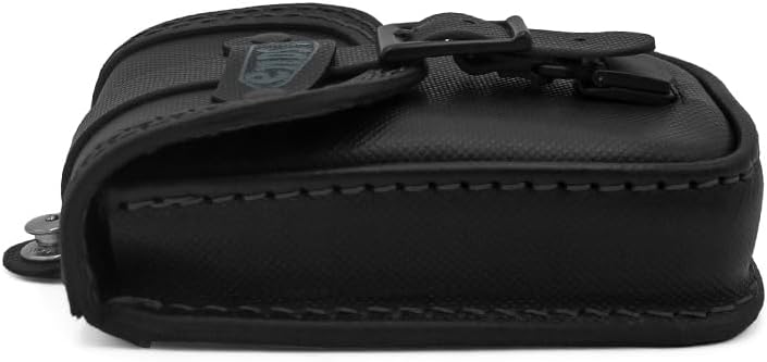 Leather Motorcycle Tank Bag Compatible with Harley Davidson Nightster RH975 2022-2025 - Handmade Tuscan Leather Bag with Velcro Closure and Belt Loop