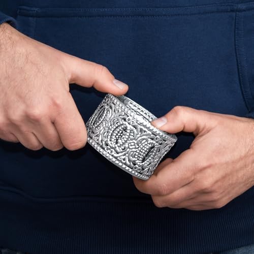 image for CraftyCrocodile Metal Ribbon for Decor Craft - Decorative Silver Trim 