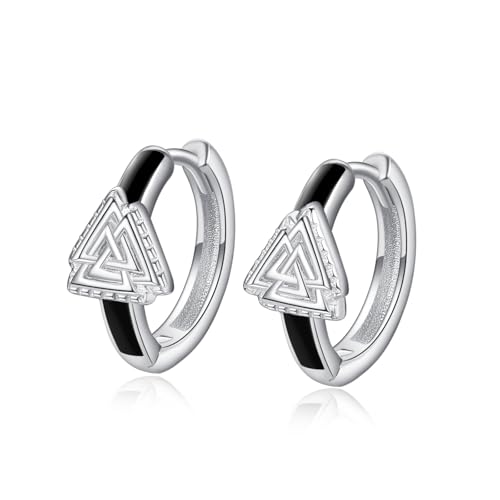 Bague Valknut en argent sterling idée cadeau pour homme passionné