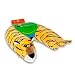 Critter Piller Kid's Travel Buddy and Comfort Pillow, Yellow Tiger, Hypoallergenic, Machine Washable, Recycled Filling