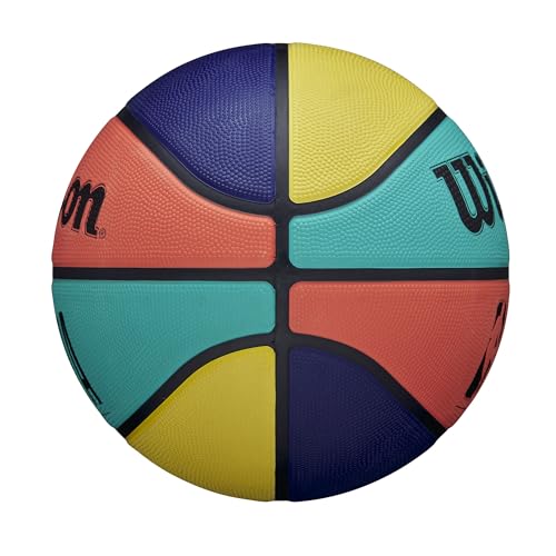 Image of WILSON NBA DRV Alternating Outdoor Basketball - Multicolored, Size 7-29.5 inch