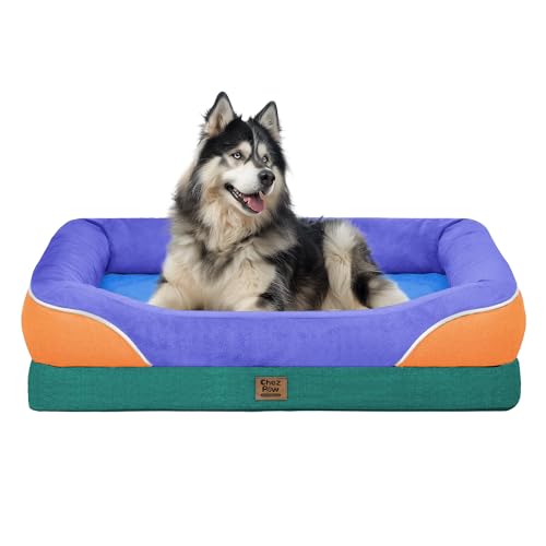 Image of Chez Paw Orthopedic Washable XXL Dog Bed for Extra Large Dogs