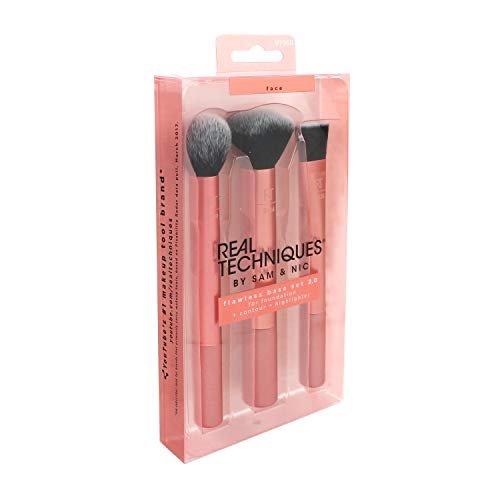 Real Techniques Flawless Base 2.0 Makeup Brush Set (91568)