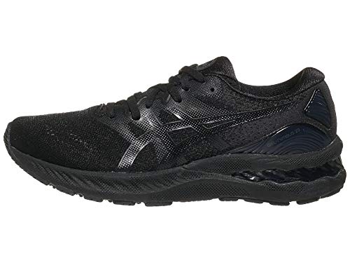 Asics Damen Gel-Nimbus 23 Road Running Shoe, Black/Black, 45 EU