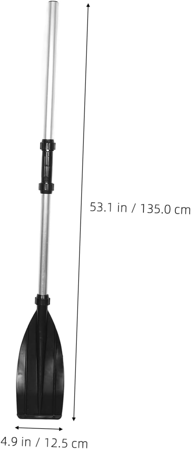 1Set Detachable Aluminum Alloy Kayak Paddles Lightweight Oars for Inflatable Boats Easy to Assemble Nonslip Handle for Comfortable Grip for Boating Canoeing and Water