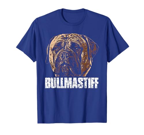 Bullmastiff Dog Vintage Mastiff Pet Bullmastiff T-Shirt