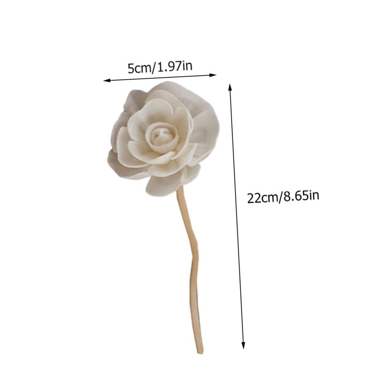 Toyvian Bâtonnets Diffuseurs Parfumés en Rotin Naturels Lot De 6 Bâtonnets Aromatiques Absorption Rapide pour Huiles Essentielles Diffuseur De Parfum D'ambiance pour Aromathérapie Intérieure