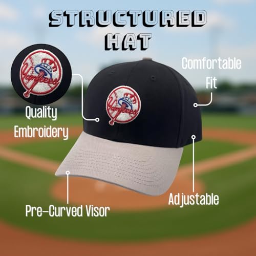 Gorra deportiva ajustable New York para niños miniatura 7