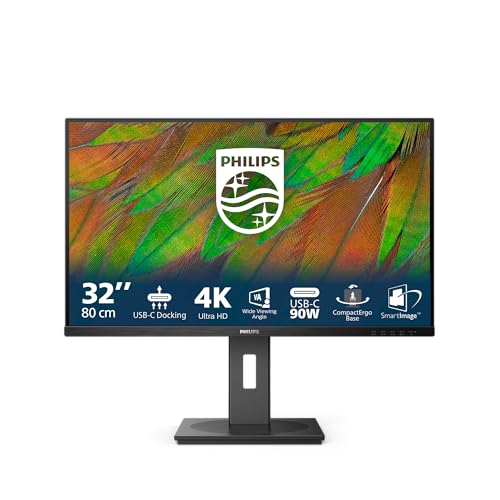 Image of PHILIPS 32'' 4K UHD Computer Monitor with USB-C Docking