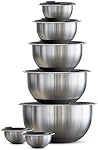 Tramontina Covered Mélange de bols en acier inoxydable 14 Pc Gray, 80202/507DS