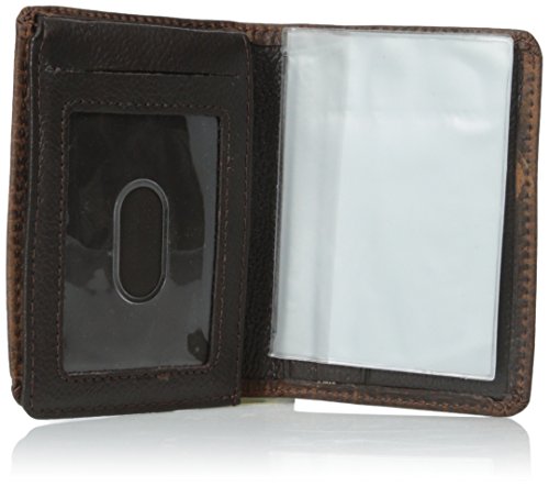 Ariat Men's Shield Concho Rowdy Wallets Bifold Flip, Brown, One Size #TOP27